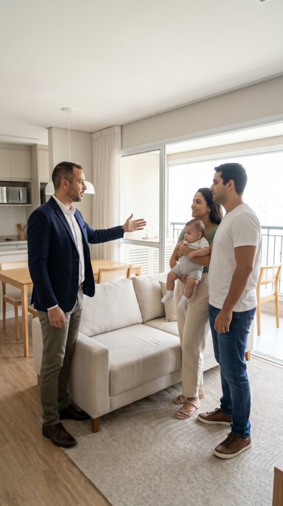 Realtor meeting with a client